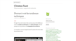 Desktop Screenshot of christian-faure.net