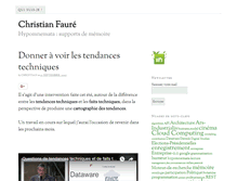 Tablet Screenshot of christian-faure.net